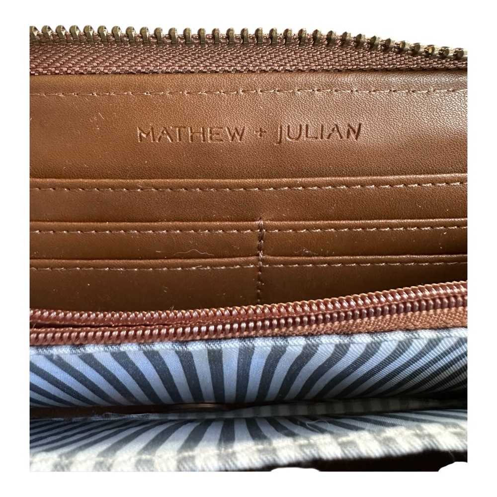 Mathew + Julian Ladies Wallet – Brown – 19x10 cm - Picture 6 of 8